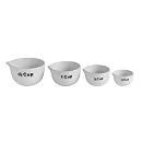 White Stoneware Measuring Set - Meyer's Market