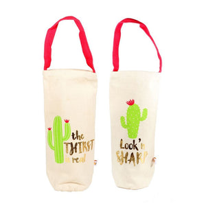 Cactus Wine Bag with Handles - Meyer's Market
