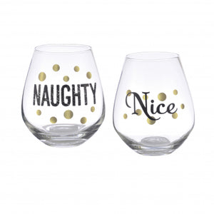 Festive Stemless Wine Glass - Meyer's Market