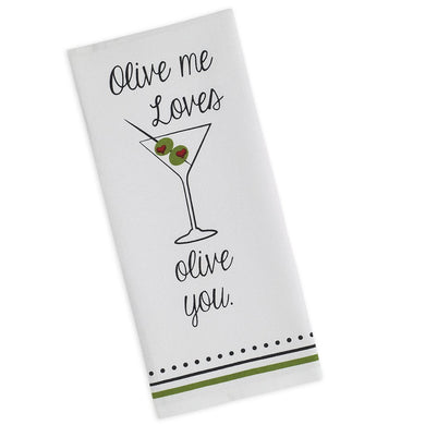 Olive You Dishtowel - Meyer's Market