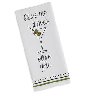 Olive You Dishtowel - Meyer's Market