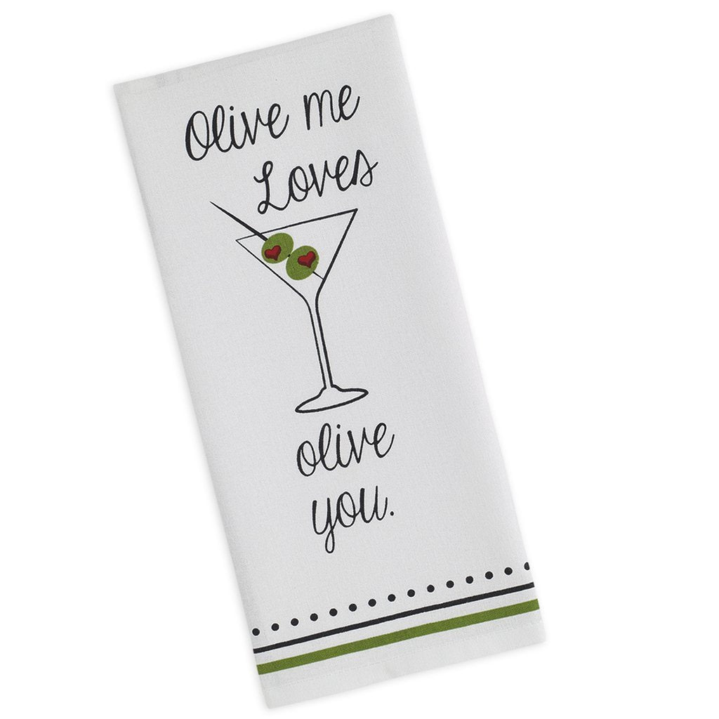 Olive You Dishtowel - Meyer's Market