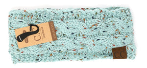 C.C. Fuzzy Lined Speckled Head Wrap - Meyer's Market