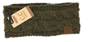 C.C. Fuzzy Lined Speckled Head Wrap - Meyer's Market