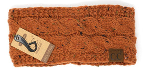 C.C. Fuzzy Lined Speckled Head Wrap - Meyer's Market
