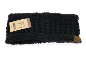 C.C. Sherpa Cable Knit Head Wrap - Meyer's Market