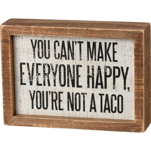Not A Taco Box Sign - Meyer's Market