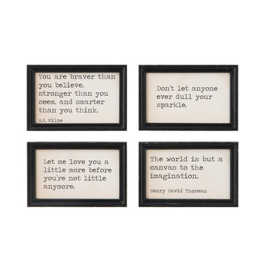 Typewritten Quotes Wall Decor - Meyer's Market