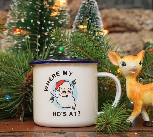 Where My Ho's At Enamel Mug - Meyer's Market