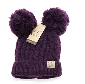 C.C. Kids Double Pom-Pom Beanie - Meyer's Market