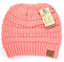 C.C Solid Messy Bun Beanie - Meyer's Market