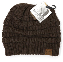 C.C Solid Messy Bun Beanie - Meyer's Market