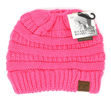 C.C Solid Messy Bun Beanie - Meyer's Market