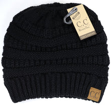 C.C Solid Messy Bun Beanie - Meyer's Market