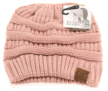 C.C Solid Messy Bun Beanie - Meyer's Market