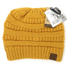 C.C Solid Messy Bun Beanie - Meyer's Market