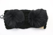 C.C.  Kids Faux Fur Double Pom-Pom Head Wrap - Meyer's Market