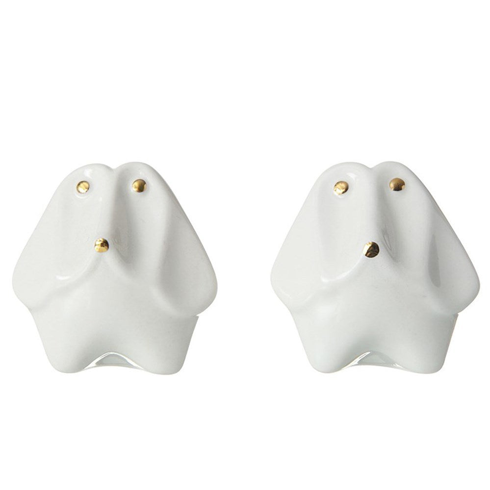 Stoneware Dog Salt and Pepper Set - Meyer's Market