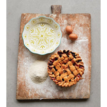 Green and Aqua Pie Plate - Meyer's Market