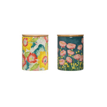 Floral Bamboo Canister - Meyer's Market