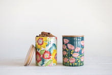 Floral Bamboo Canister - Meyer's Market