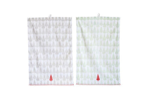Christmas Tree Cotton Tea Towels - Meyer's Market