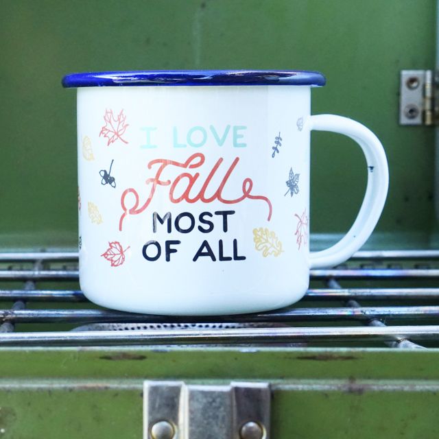 I Love Fall Most Of All Enamel Mug - Meyer's Market