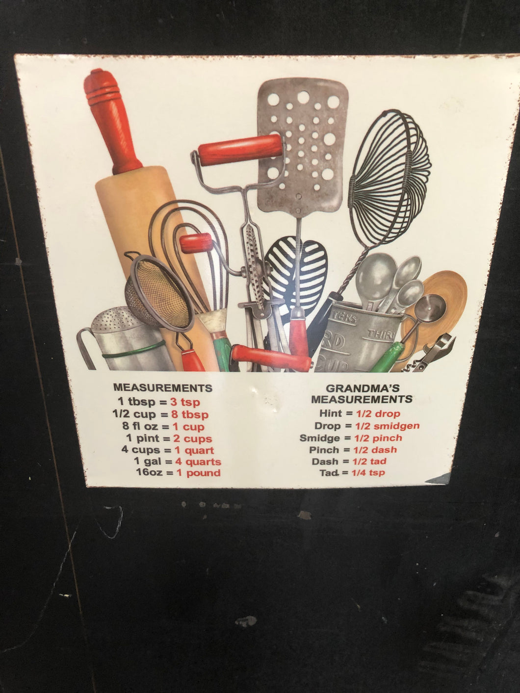 Kitchen Measurement Magnet - Meyer's Market