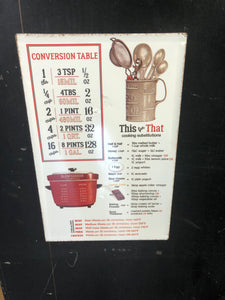 Kitchen Measurement Magnet - Meyer's Market