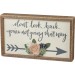 Don't Look Back, You're Not Going There Inset Box Sign - Meyer's Market