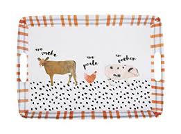 Cow, Chicken, and Pig Tray - Meyer's Market